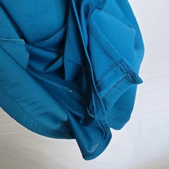 American Eagle Outfitters Peplum Dress, Blue, Womens Size 4 - Picture 6 of 6